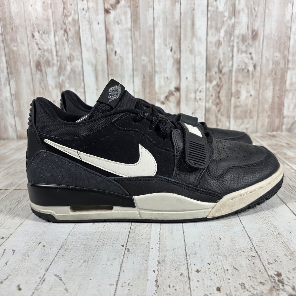 Jordan Legacy 312 Low Black White Mens Basketball Shoes CD7069-001 Size 10.5